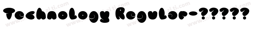 Technology Regular字体转换